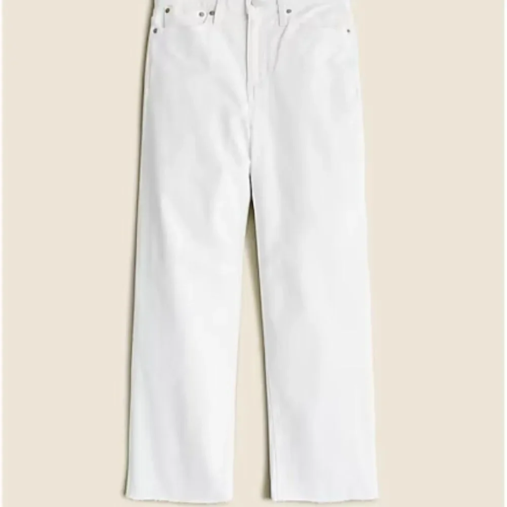 J. Crew BP461 Slim wide-leg jean in white wash NWT